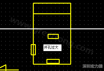 PCB設(shè)計(jì)時(shí)后焊元件焊盤開孔過大容易使焊錫流進(jìn)插座造成短路。