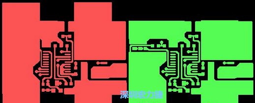 此操作可使文件中大部分的焊盤輸出后仍為焊盤，不會(huì)成為線性焊盤，并且不會(huì)產(chǎn)生像下圖一樣的短路情況