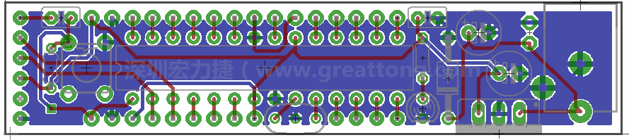 以上就是布線的所有步驟了。接下來就只剩下絲?。╯ilk-screen）、建立Gerber檔跟drill檔和送去印刷電路板廠制作的步驟。