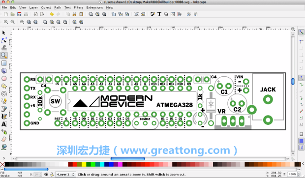 既然你有一個以電路板為背景的清晰影像了，使用向量工具將要絲印的圖像畫在上面吧，下面有一個例子。